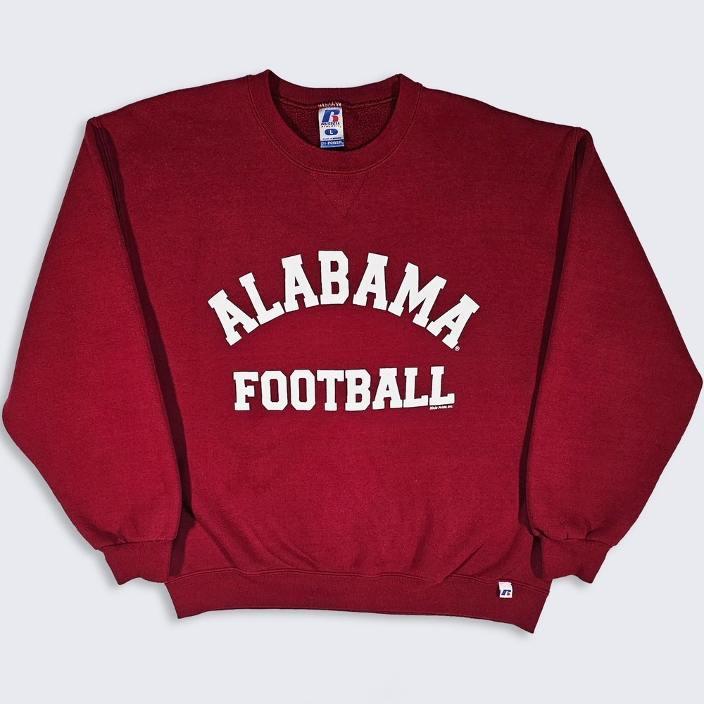 Alabama Crimson Tide Vintage Football Russell Athletic Sweatshirt